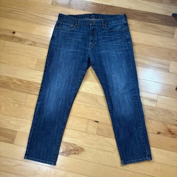 Lucky Brand 221 Original Straight Jeans Mens Sz 38x30 Dark Wash Denim - Picture 5 of 10
